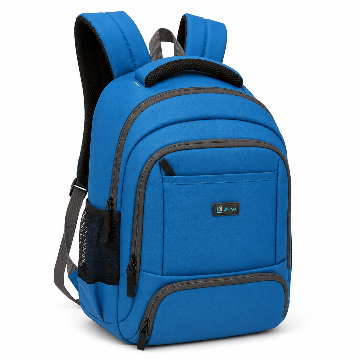 Let's Go® 32L Premium Laptop Backpack for Men & Women |Travel Backpack | Office, College, School & Daily Use | Fits Up to 15.6 Inch Laptop | Lightweight Blue Backpack