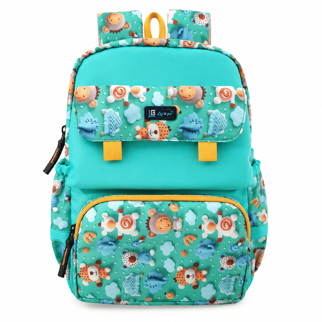 Let’s Go Stylish Printed Backpack for Girls | School, College & Travel Bag - Let's Go