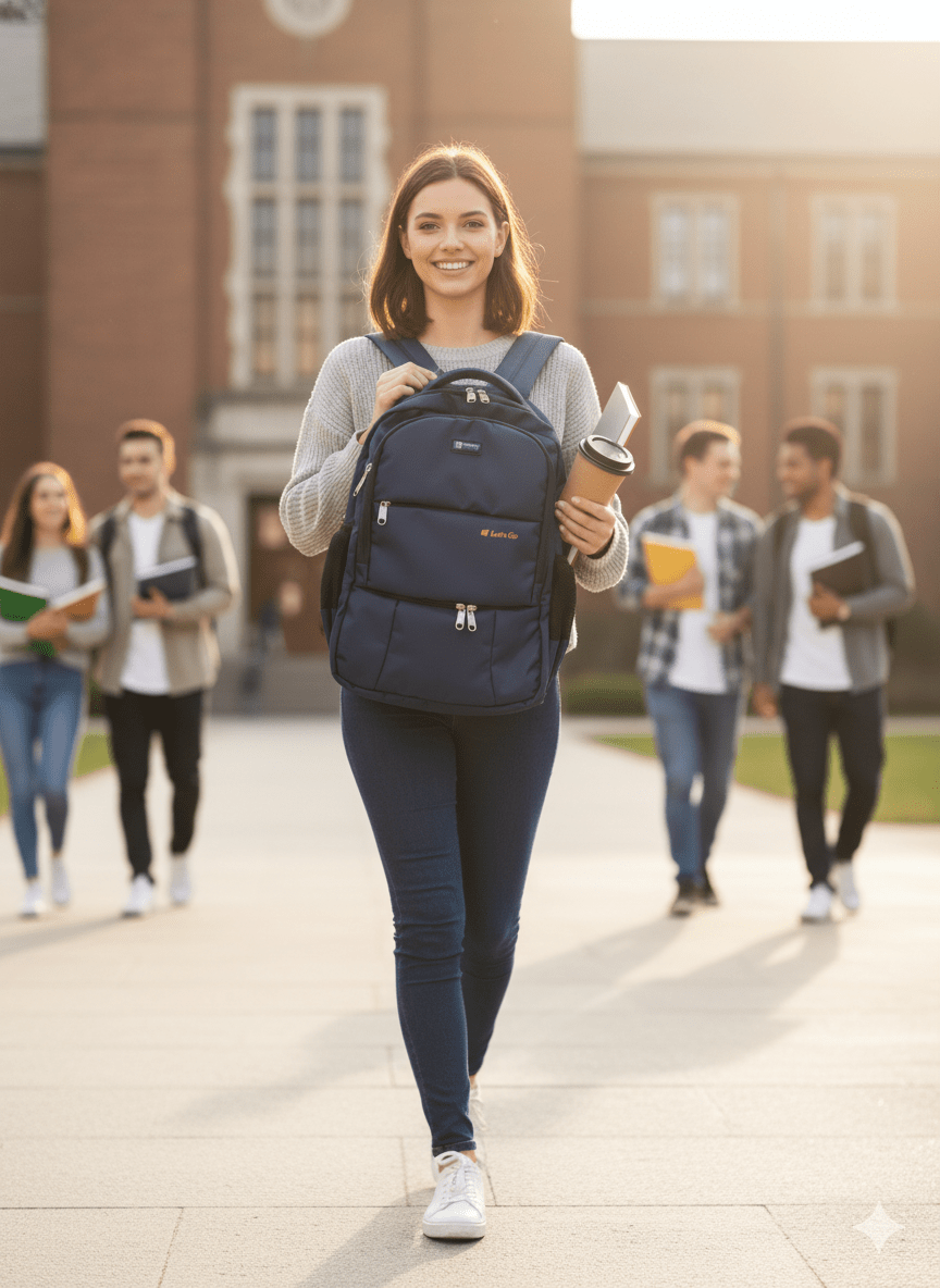 Unisex Laptop Backpack for Travel, College & Office - Let's Go