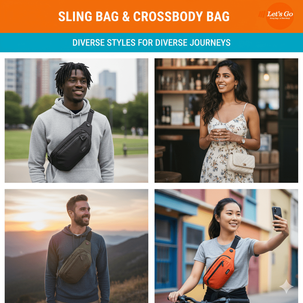 Sling Bag & Crossbody Bag - Let's Go