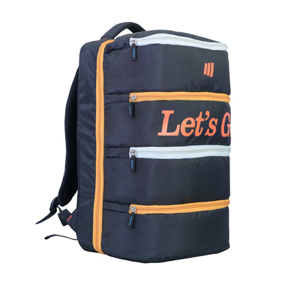 Let’s Go 40L Premium Multi-Pocket Travel Backpack, Water-Resistant, Lightweight & Laptop Compatible