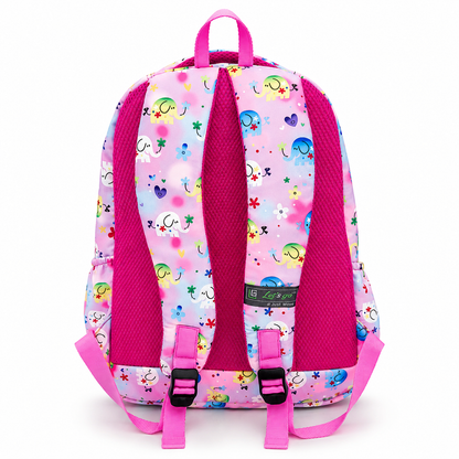 Let’s Go Floral Printed Backpack for Girls | School, College & Travel Bag