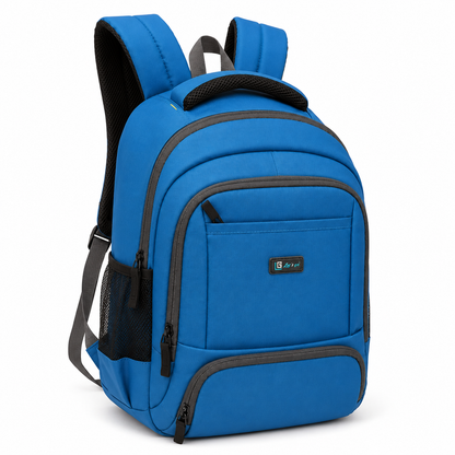 Let's Go® 32L Premium Laptop Backpack for Men & Women |Travel Backpack | Office, College, School & Daily Use | Fits Up to 15.6 Inch Laptop | Lightweight Blue Backpack