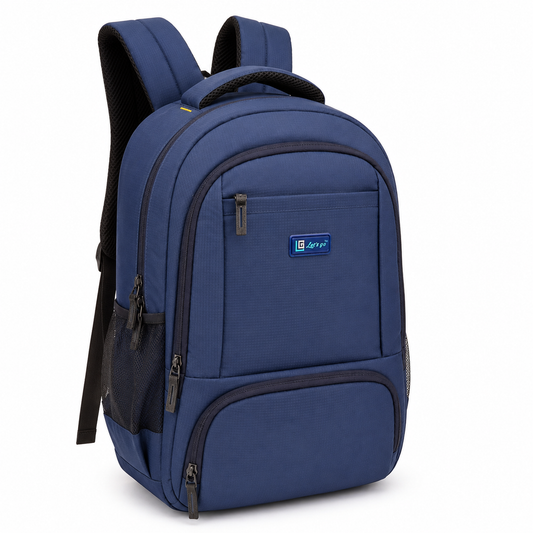 Let's Go® 32L Premium Laptop Backpack for Men & Women |Travel Backpack | Office, College, School & Daily Use | Fits Up to 15.6 Inch Laptop | Lightweight Blue Backpack
