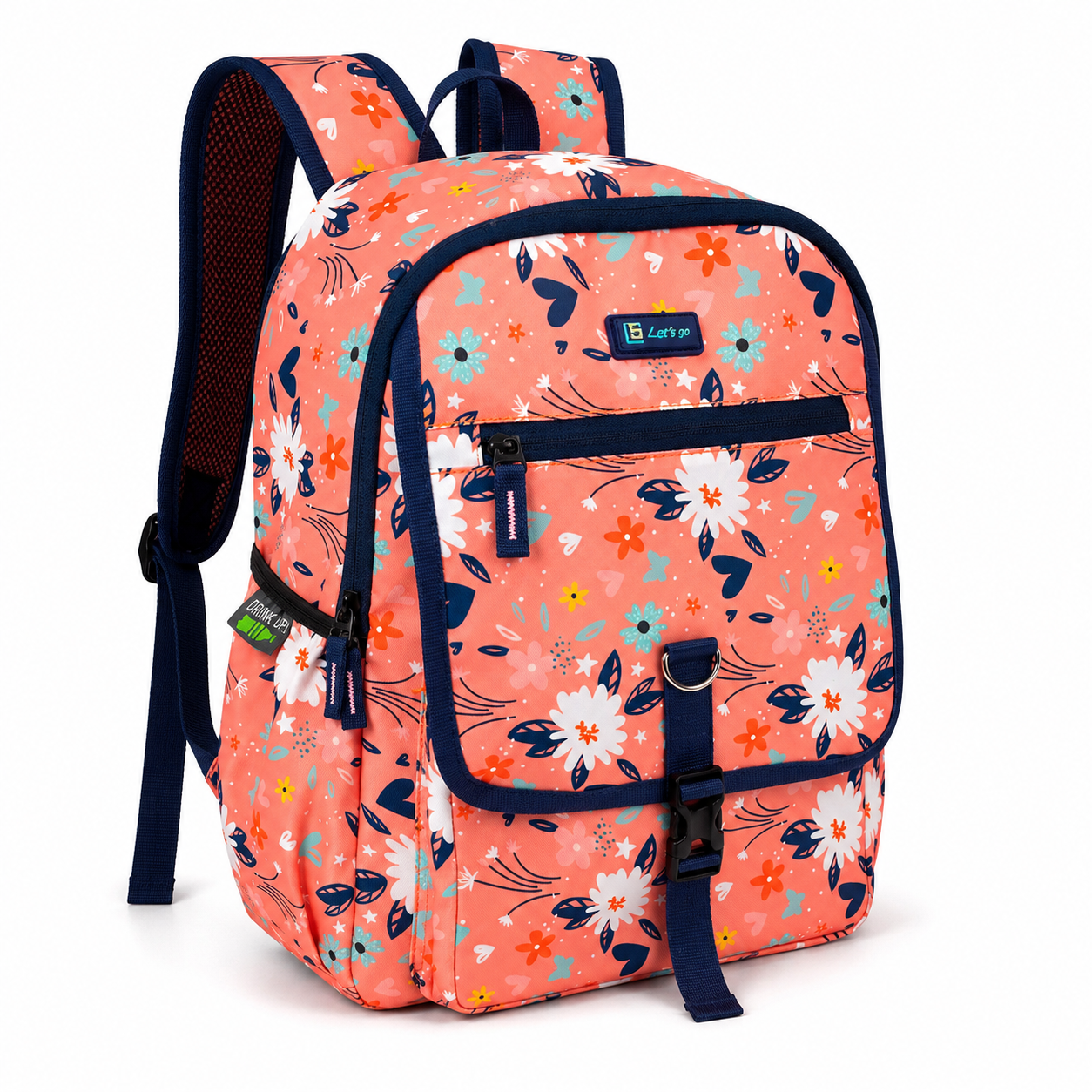 Let’s Go Stylish & Trendy Casual Backpack For Girls – School, College & Travel Bag