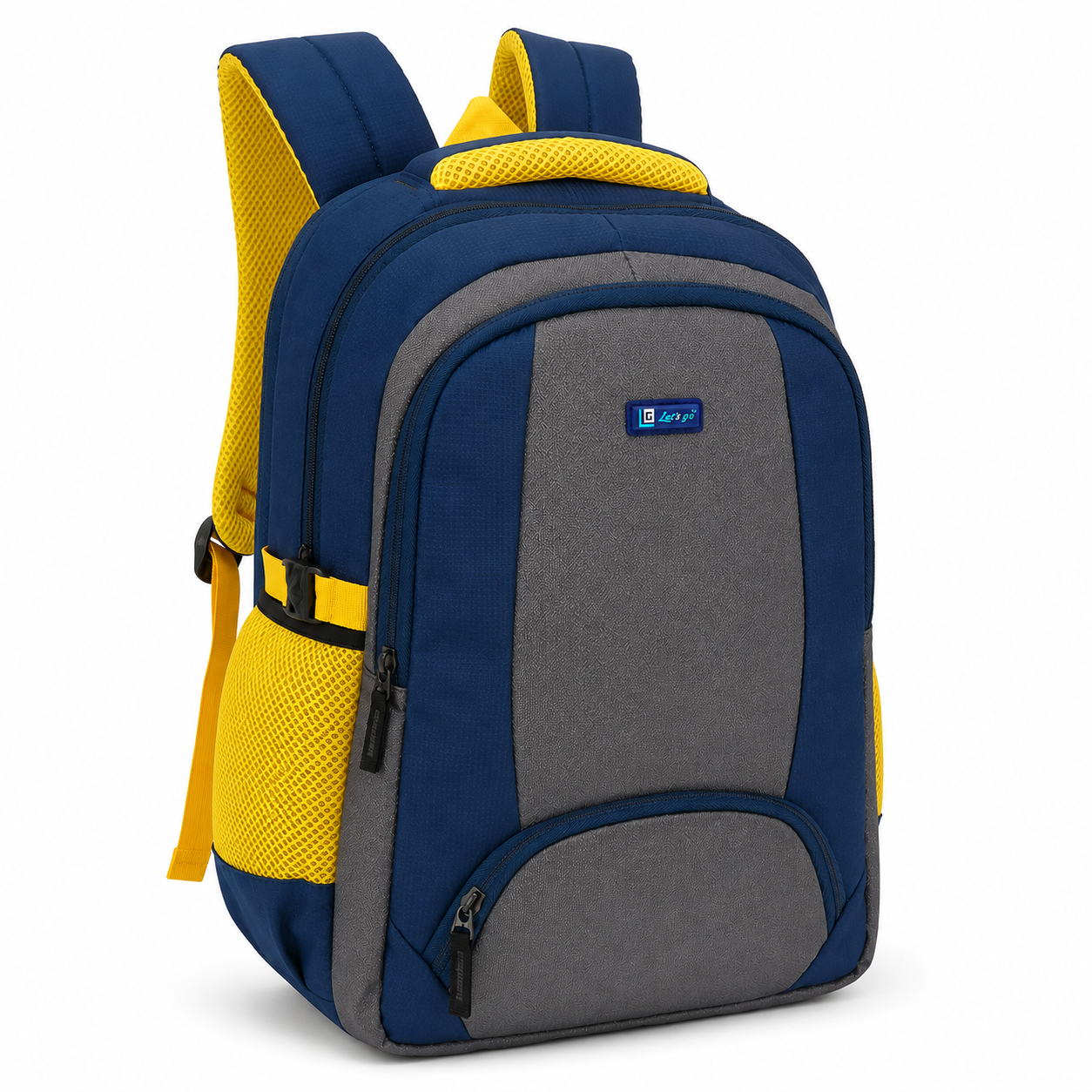 Let’s Go Stylish Laptop Backpack for Men & Women | School, College, Office & Travel Bag | Lightweight Casual Backpack with Spacious Compartments