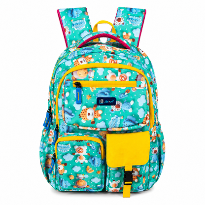 Let’s Go Floral Printed Backpack for Girls | School, College & Travel Bag
