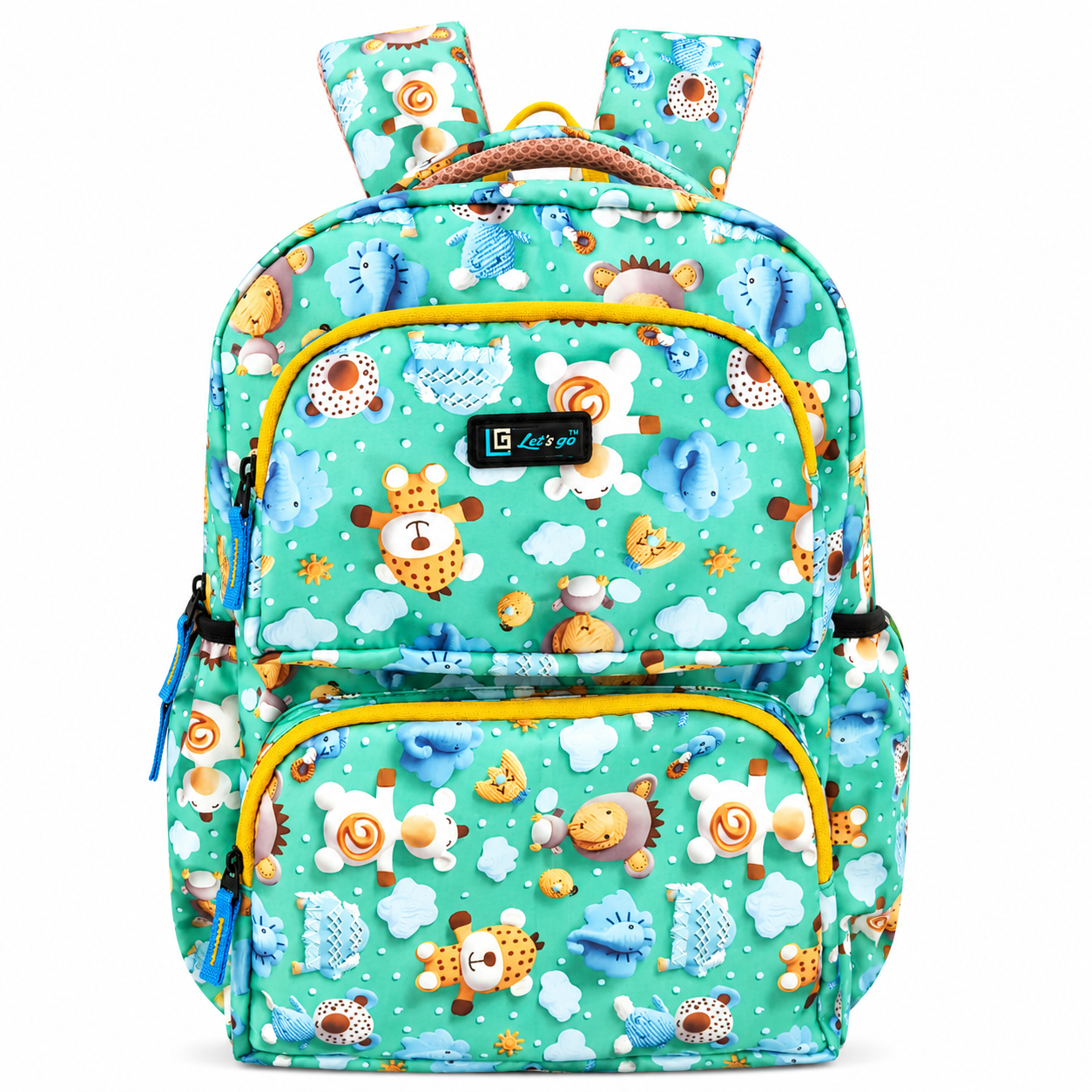 Let’s Go Floral Kids School Backpack for Girls & Boys | Lightweight 18L Backpack for School, Travel & Everyday Use