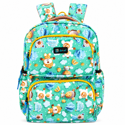 Let’s Go Floral Kids School Backpack for Girls & Boys | Lightweight 18L Backpack for School, Travel & Everyday Use