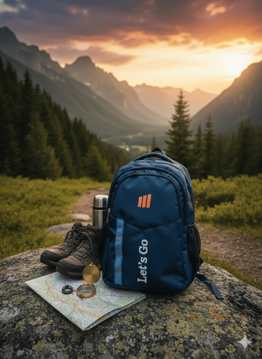 30 L Laptop Backpack for Travel, Office & College Bags - Let's Go