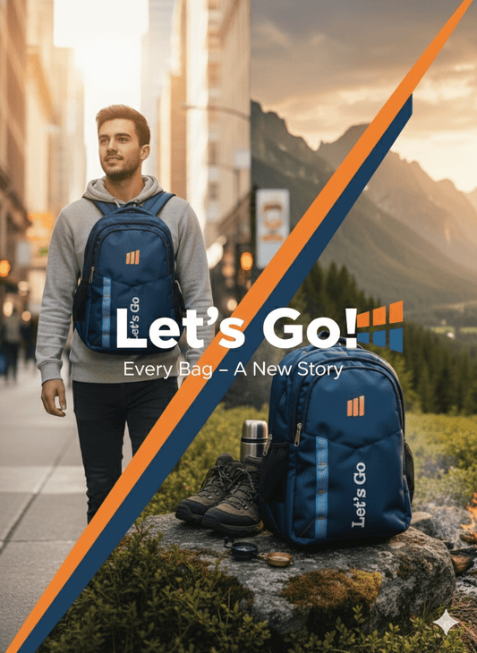 30 L Laptop Backpack for Travel, Office & College Bags - Let's Go