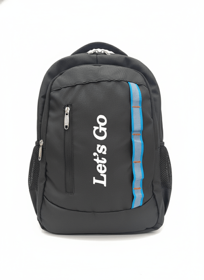 33L Laptop Backpack for Travel, Office & College (Blue/Black) – Let's Go 33L Laptop Backpack for Travel, Office & College (Blue/Black) – Let's Go