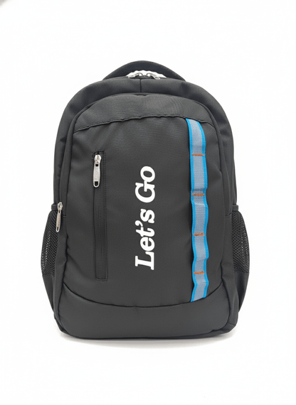 33L Laptop Backpack for Travel, Office & College (Blue/Black) - Let's Go