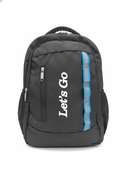 33L Laptop Backpack for Travel, Office & College (Blue/Black) - Let's Go