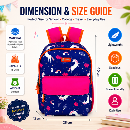 Let’s Go Stylish & Trendy Casual Backpack For Girls – School, College & Travel Bag