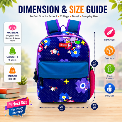 Let’s Go Stylish & Trendy Casual Backpack For Girls – School, College & Travel Bag