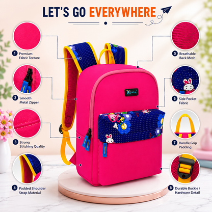 Let’s Go Stylish & Trendy Casual Backpack For Girls – School, College & Travel Bag