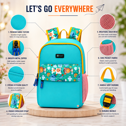 Let’s Go Stylish & Trendy Casual Backpack For Girls – School, College & Travel Bag