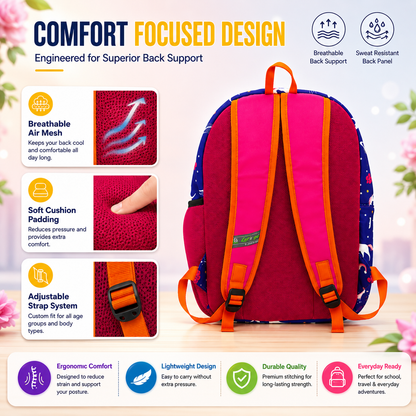 Let’s Go Stylish & Trendy Casual Backpack For Girls – School, College & Travel Bag