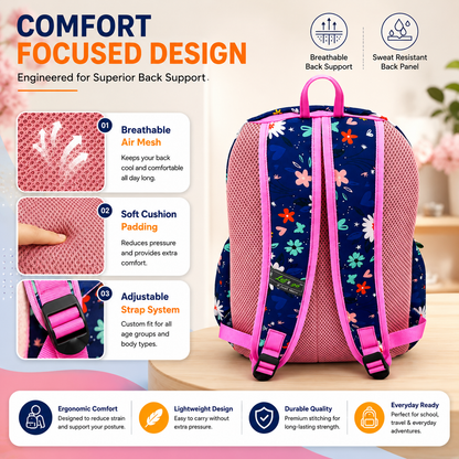Let’s Go Stylish & Trendy Casual Backpack For Girls – School, College & Travel Bag