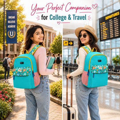 Let’s Go Stylish & Trendy Casual Backpack For Girls – School, College & Travel Bag