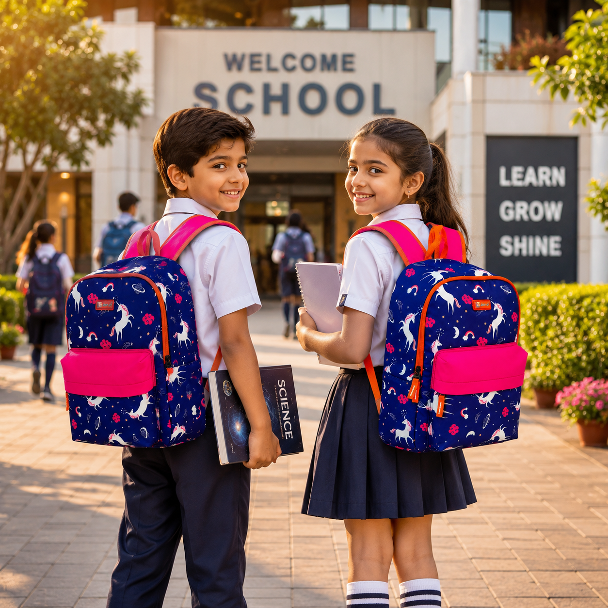 Let’s Go Stylish & Trendy Casual Backpack For Girls – School, College & Travel Bag