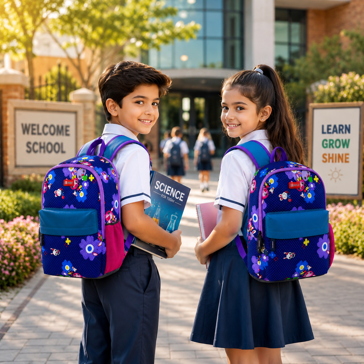 Let’s Go Stylish & Trendy Casual Backpack For Girls – School, College & Travel Bag