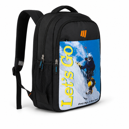 Let’s Go Unisex Travel & Lifestyle Laptop Backpack | Lightweight, Water-Resistant, Multi-Compartment Bag