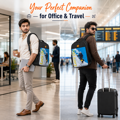 Let’s Go Unisex Travel & Lifestyle Laptop Backpack | Lightweight, Water-Resistant, Multi-Compartment Bag