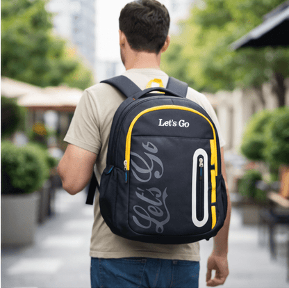 Let’s Go 30L Premium Unisex Travel & Lifestyle Backpack – Lightweight, Water - Resistant, Multi - Compartment Bag - Let's Go
