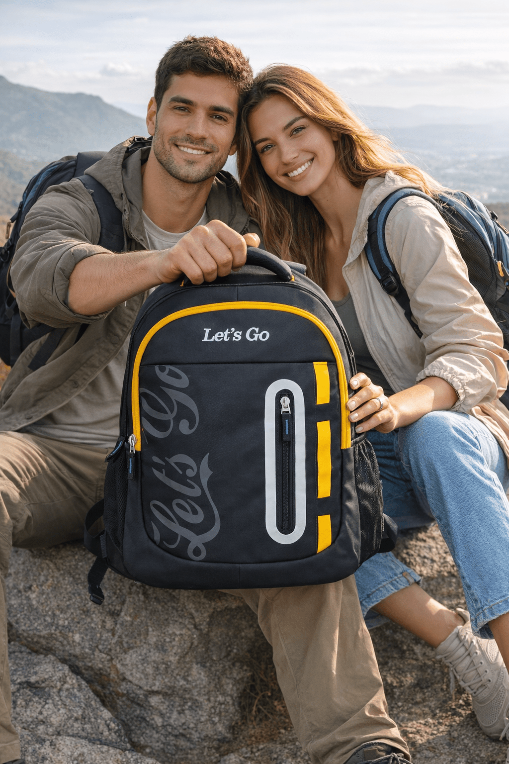Let’s Go 30L Premium Unisex Travel & Lifestyle Backpack – Lightweight, Water - Resistant, Multi - Compartment Bag - Let's Go