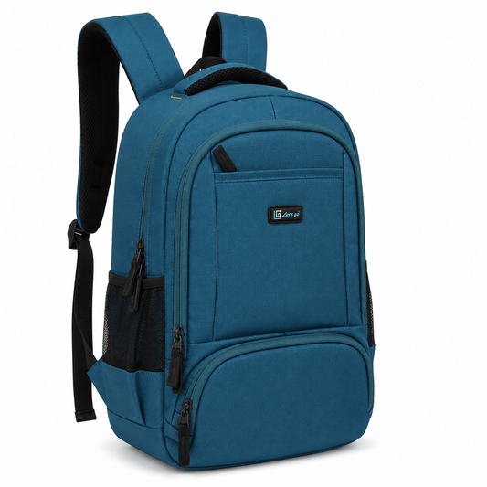 Let's Go® 32L Premium Laptop Backpack for Men & Women |Travel Backpack | Office, College, School & Daily Use | Fits Up to 15.6 Inch Laptop | Lightweight Blue Backpack - Let's Go