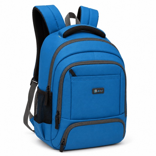 Let's Go® 32L Premium Laptop Backpack for Men & Women |Travel Backpack | Office, College, School & Daily Use | Fits Up to 15.6 Inch Laptop | Lightweight Blue Backpack - Let's Go