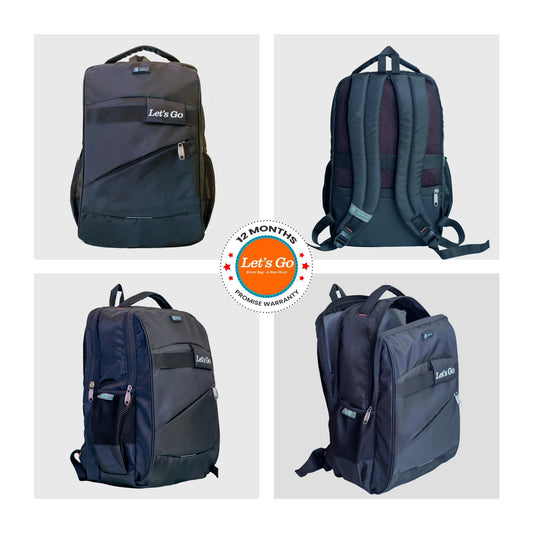 Letās Go 33L Premium Travel & Lifestyle Backpack, Water - Resistant, Lightweight & Laptop Compatible - Let's Go
