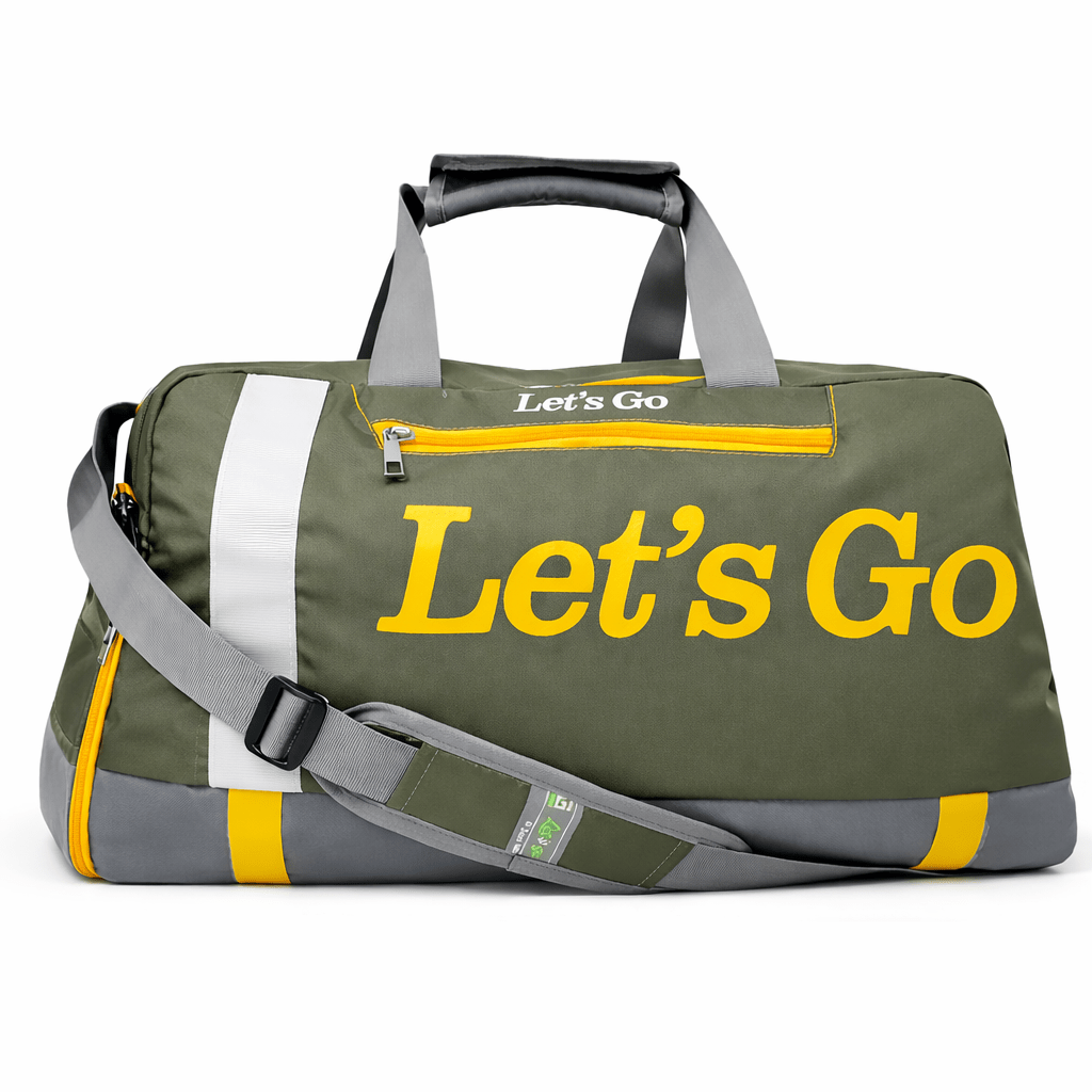 Let’s Go® 35L Travel & Gym Sports Duffel Bag, Water - Resistant, Premium, Multipurpose - Let's Go