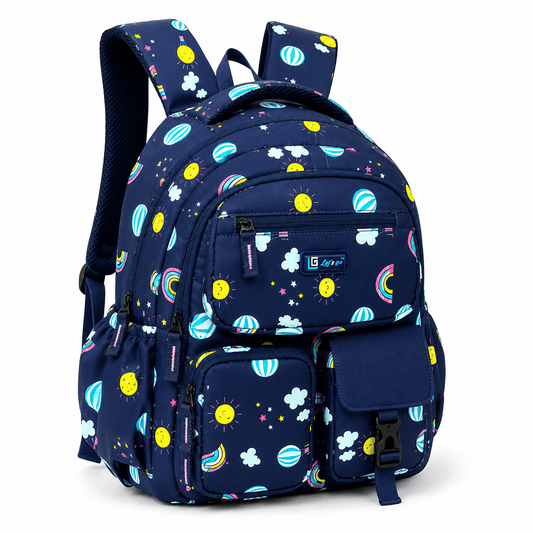 Let’s Go Floral Printed Backpack for Girls | School, College & Travel Bag - Let's Go