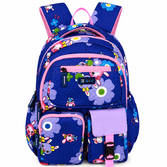 Let’s Go Floral Printed Backpack for Girls | School, College & Travel Bag - Let's Go
