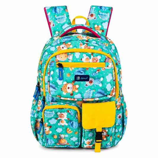 Let’s Go Floral Printed Backpack for Girls | School, College & Travel Bag - Let's Go
