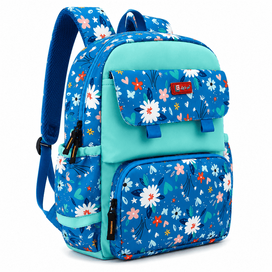 Let’s Go Stylish Printed Backpack for Girls | School, College & Travel Bag - Let's Go