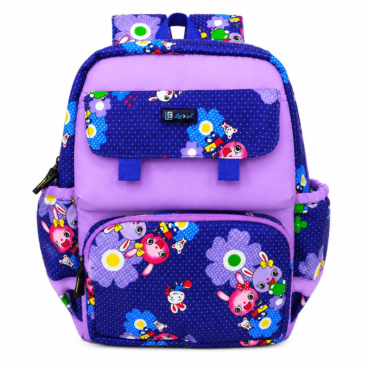 Let’s Go Stylish Printed Backpack for Girls | School, College & Travel Bag - Let's Go