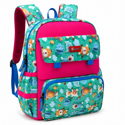 Let’s Go Stylish Printed Backpack for Girls | School, College & Travel Bag - Let's Go