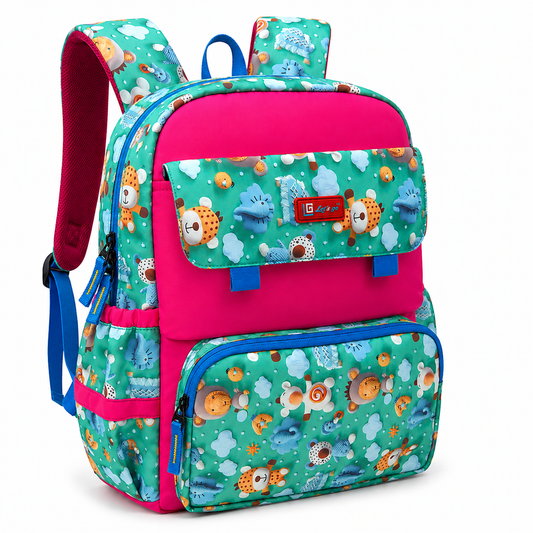 Let’s Go Stylish Printed Backpack for Girls | School, College & Travel Bag - Let's Go