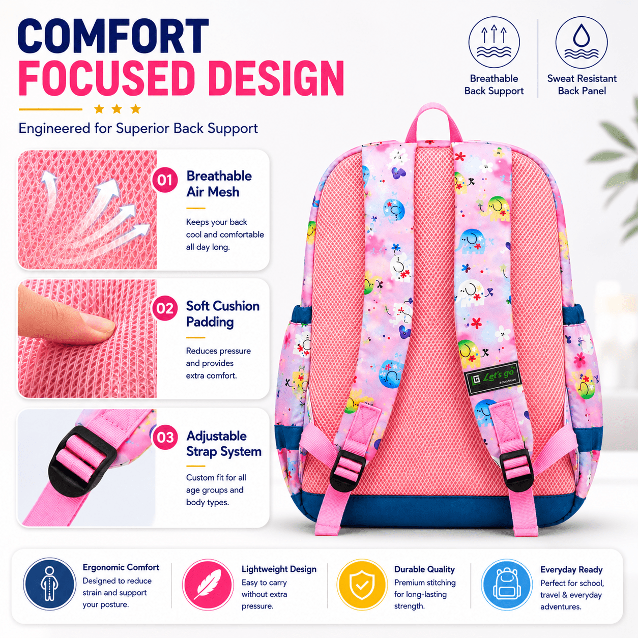 backpacks for international travel lets go Let's Go Unisex Multi-Purpose 30L & Laptop Backpack Designed by Earthlite After hunting forever I found