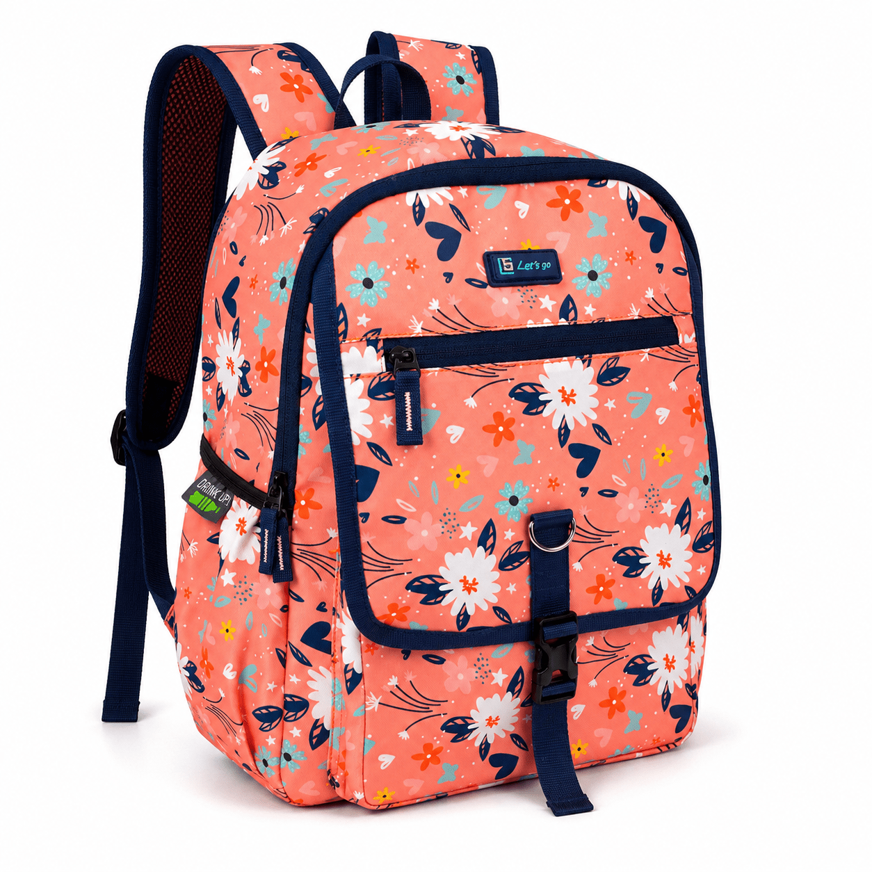 Let’s Go Stylish & Trendy Casual Backpack For Girls – School, College & Travel Bag - Let's Go