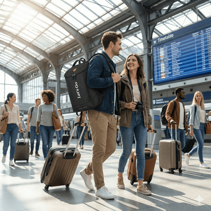 Let’s Go® Unisex Multi - Purpose 30L Travel & Laptop Backpack | Water - Resistant, Lightweight, Laptop - Friendly - Let's Go