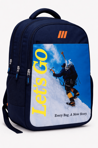 Let’s Go Unisex Travel & Lifestyle Laptop Backpack | Lightweight, Water - Resistant, Multi - Compartment Bag - Let's Go