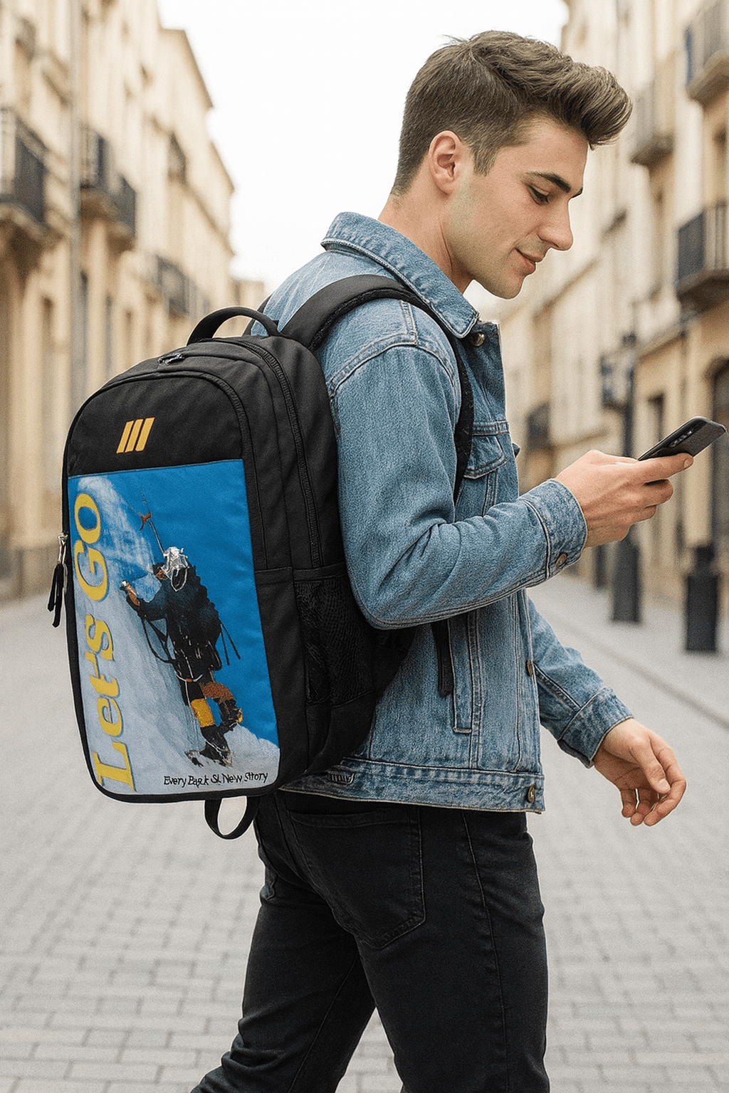 Let’s Go Unisex Travel & Lifestyle Laptop Backpack | Lightweight, Water - Resistant, Multi - Compartment Bag - Let's Go