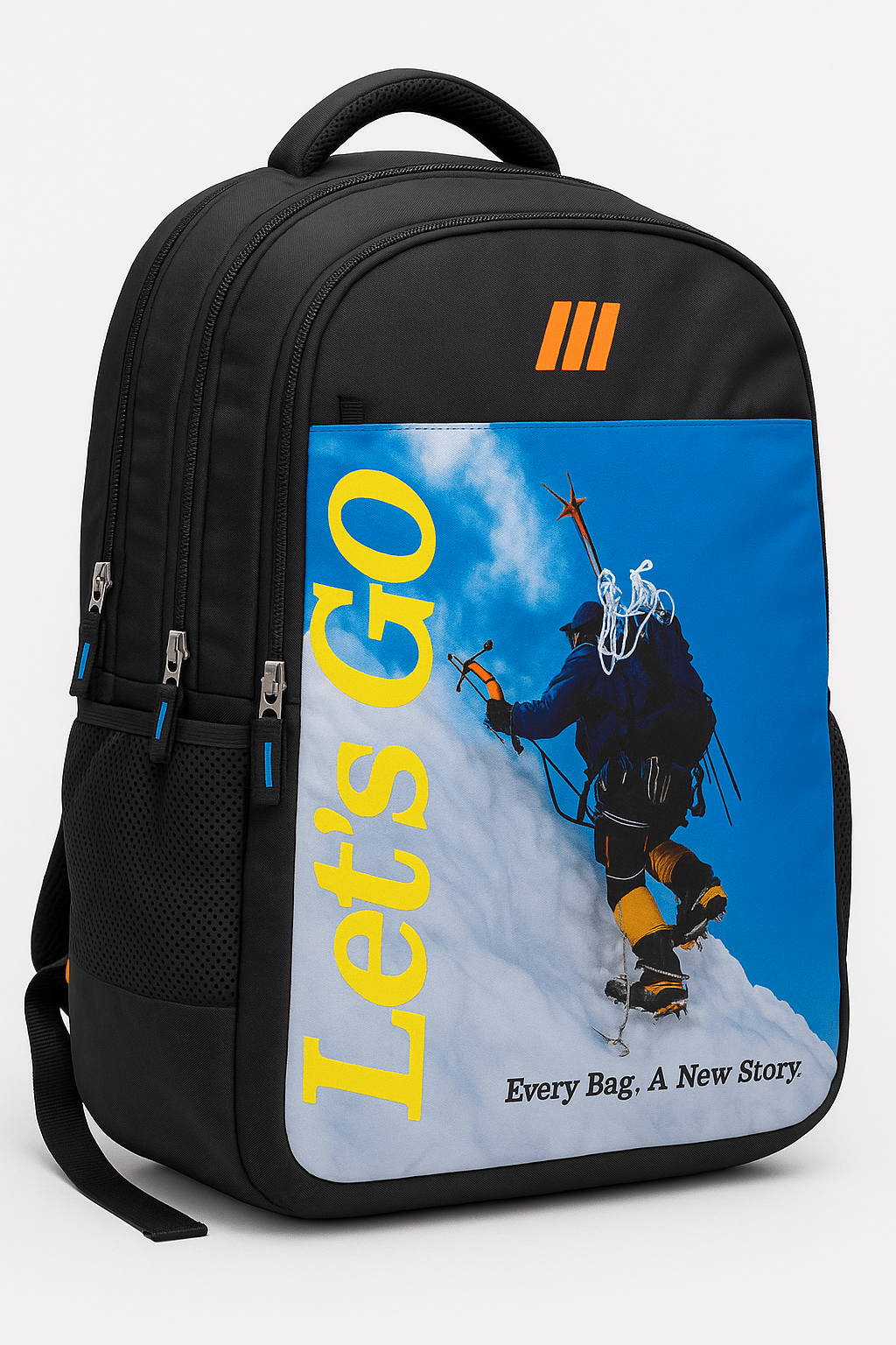 Let’s Go Unisex Travel & Lifestyle Laptop Backpack | Lightweight, Water - Resistant, Multi - Compartment Bag - Let's Go