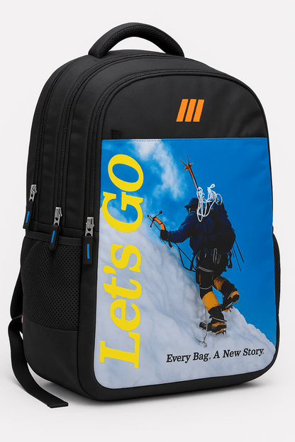 Let’s Go Unisex Travel & Lifestyle Laptop Backpack | Lightweight, Water - Resistant, Multi - Compartment Bag - Let's Go