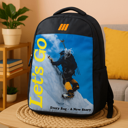 Let’s Go Unisex Travel & Lifestyle Laptop Backpack | Lightweight, Water - Resistant, Multi - Compartment Bag - Let's Go